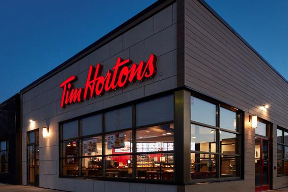 Tim Hortons restaurant Exterior